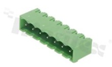 Listwa zaciskowa rozłączalna; w rastrze 5.08mm; 7-torowa; męska; pionowa; zabudowana; UL 300V/16A; TUV:320V/20A