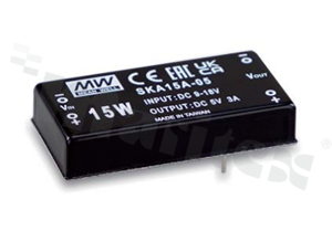 Przetwornica DC/DC; 15W; 12V; 1250mA; 18-36VDC