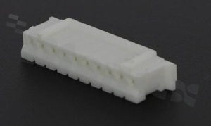 Crimp terminal housing; pitch 2.00mm; 10-contacts; female; applicable wire AWG#22-28; 100V/2A