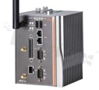 Bezwentylatorowy komputer przemysłowy; FCC Part18; UL508; L/Cul60950-1; IEC60068; Intel Atom Z510PT/Z520PT; RAM+2GB; 2xCOM; 2xUSB; 3xLAN-isolated; VGA; 8xIN/OUT DIO; SIMslot; 2xMiniCard; temp. pracy -20+70C; zasilanie 12-48 V