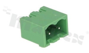 Listwa zaciskowa rozłączalna; w rastrze 5.08mm; 2-torowa; męska; pionowa; zabudowana; UL 300V/16A; TUV:320V/20A