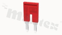 Bridge for through-hole terminal blocks  ; 2-track; grey;