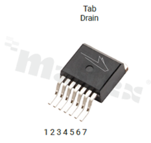 Transistor N-MOSFET SiC; unipolar; 750V; 45mOhm; 46A; 172W; -55+175 deg.C; SMD; TO-263-7XL