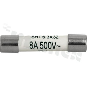 Bezpiecznik cylindryczny; ceramiczny; zwłoczny T; 25A; 400V AC/63V DC; 6.3×32mm; -40+85 st.C