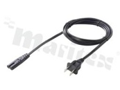 Kabel zasilający; C7; 1.8M; USA