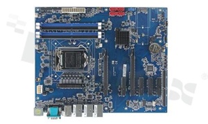 Płyta główna ATX; LGA1200; RAM: do 128GB; M.2 Key B; 4xSATA; COM; 8xUSB; 3xLAN; DVI-D; DP; PS/2; DIO; 4xPCIe x4; 2xPCIe x16; temp. pracy: 0+60C; zasilanie: ATX