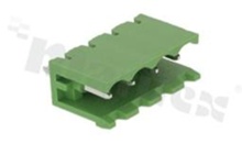 Pluggable terminal block; pitch 5.08mm; 4-ways; male; straight pin header; closed type; UL 300V/15A; TUV:320V/20A
