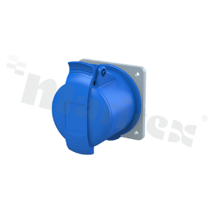 232RU6; Gniazdo panelowe; zasilające AC 3-fazowe; żeńskie; 32A; 250VAC; seria Easy&Safe
