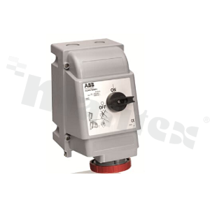 432MVS6WH; Gniazdo kątowe; ze switchem; 30A; 5pin; 415V; IP69k; seria Critical&Safe