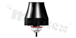 Antena; stożkowa; LTE; 700-2655MHz; 2.0dBi; VSWR<2.0; liniowa; dookólna; RG174; 3m; SMA; śrubowy; fi50x48mm; czarny; IP67