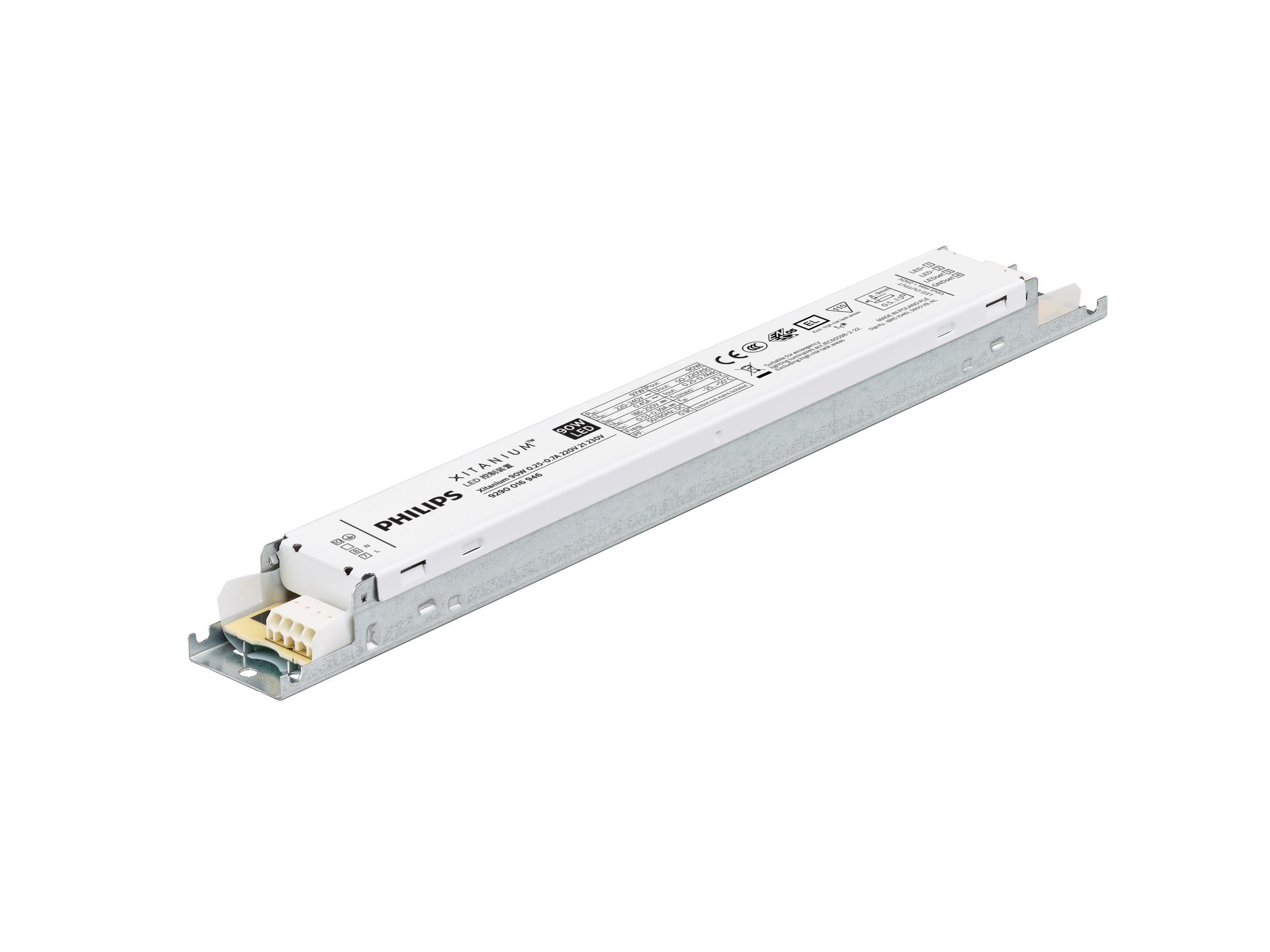 Power supply; LED; 35W; 50-220V; 0.08-0.35A; 220-240VAC; 186-250VDC; IP20
