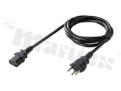 Kabel zasilający; komputerowy; 1.8M; SWISS