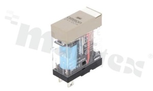 Electromagnetic relay; rated current 10A; coil voltage 24VDC; change over contact (SPDT); 10A/30VDC, 10A/250VAC