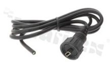 Mini Socket USB; type B, 2.0; screw; IP67