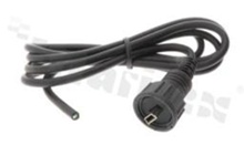 Mini Socket USB; type B, 2.0; screw; IP67