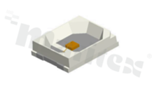 LED RP32E0-UBY-SR; SMD; 2835 PLCC2; UV-A; 365-375nm; 35-71mW/60mA; 3-3.8V; water clear; 120 degrees; 3.5x2.8x0.65mm