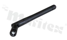 Antena; prętowa łamana; Wi-Fi/Bluetooth/ISM; 2400-2483MHz; 3.0dBi; VSWR<2.5; liniowa; dookólna; RP-SMA; przykręcana; fi10x108mm; czarny