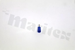 Wire pin terminal; O: 1.9mm; 1.5-2.5mm2; crimped; insulated; for cable; blue; Imax = 27A; H:10mm; L=20mm