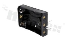 3xAAA Battery holder; with PCB pins