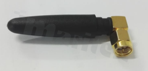 Antenna; stick angled; 2400-2483MHz; 1.0dBi; VSWR<2.0; linear; omni-directional; SMA; connector mount; fi10x50mm