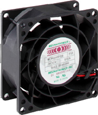 Wentylator; DC; 12VDC; 80x80x38mm; 2.28m3/min; 52.10dB; 2 przewody