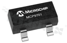 Czujniki temperatury do montażu na płycie; MICROCHIP; MCP9701T-E/TT; ANALOG, Analog Voltage; SOT-23; Surface Mount; 3.1 V - 5.5 V