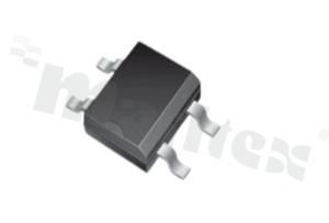 Bridge Rectifier; 1000V; 1A; -55+150 deg.C; THT; MBF(4.5x3.6x1mm)