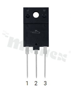 Tranzystor N-MOSFET SiC; unipolarny; 1700V; 900mOhm; 4.4A; 33W; -55+175 st.C; THT; TO-3PF 3L