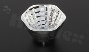 Reflector for CREE XP and XT LEDs, 38st., diameter: 22mm, height: 15mm, RoHS