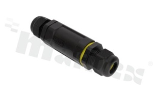 Łącznik kablowy, 3 polowy, montaż na WAGO, Imax = 20A, 450V na kabel: 6.6-8.5mm2 + 2 dodatkowe uszczelki