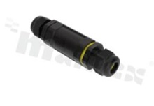 Łącznik kablowy, 3 polowy, montaż na WAGO, Imax = 20A, 450V na kabel: 6.6-8.5mm2 + 2 dodatkowe uszczelki