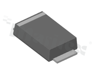 Fast Rectifying Diode; 1000V; 0.8A; 10pF; -55+150 deg.C; SMD; Sub SMA(1.43x1.9x2.9mm)