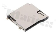 Podstawka Micro SD (T-Flash) Memory Card; z wyrzutnikiem push-in/push-out; SMD