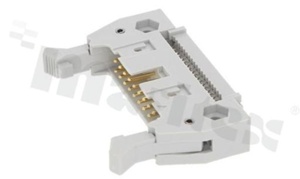 Złącze kablowe; w rastrze 2.54mm; 20-stykowe; meskie; do przewodu wstążkowego AWG#26-#28