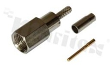 Złącze; męskie; proste; zaciskane na kablu RG174; narzędzie zaciskajace N-HT336G lub N-HT801V (hex size 0.137)