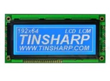 Display LGM display; LCD graphic; 192x64; STN blue negative; with white LED backlight; view 6:00