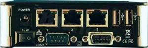 BOXComputer; Vortex86MX+ 933 MHz; RAM 1 GB; 3x LAN; 4x USB; 1x RS-232; 1x SATA 2.5";  VGA
