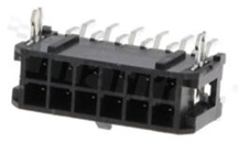 Złącze Kablowe do PCB; w rastrze 3.00mm; 12-stykowe [2x6]; montaż SMD; męskie; poziome; dwurzędowe; 250V/5A