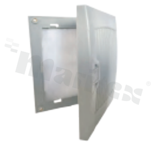 Osłona wentylatora; zatrzaskowa/żaluzjowa; 254mm.