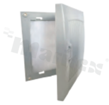 Fan guard; snap-on/louvered; 254mm.