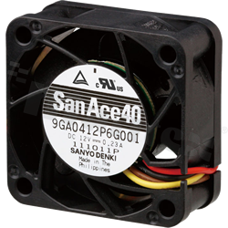 Fan; DC; 12VDC; 40x40x20mm; 0.21m3/min; 28.0dB.