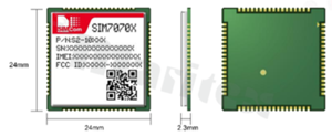 Module; LPWA; LTE-M/NB-IoT/2G; 3.0-4.6V; LCC; 24x24x2.3mm; Global; TX1.0