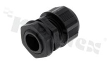 Profesjonalny przepust kablowy GLAND-M1610B-5-10-1, przepust nylonowy- dławnica kablowa M16x1.5 5-10.0mm z nakrętką i płaską uszczelką, po modyfikacjach, RoHS