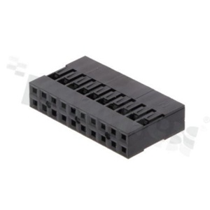 Korpus listwy; w rastrze 2.54mm; 2x7 styków; montaż: do przewodów; żeńska; dwurzędowe