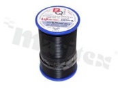 Przewód pojedynczy LGY/H05V-K; z wielodrutową miedzianą żyłą; czarny; przekrój 0.75mm2; AWG 18; 500V; -40+105 st.C; 25m.