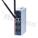 Bezwentylatorowy komputer przemysłowy;CE; FCC;  EN60950; IP40; Intel  Atom  E3815 1.46GHz; RAM+4GB; 4xCOM-isolated; 2xCOM; 2xLAN-isolated; VGA; 2xUSB; MiniCard slot; SIMslot; 2xAntena temp. pracy od -20+70C; zasilanie 12-24V