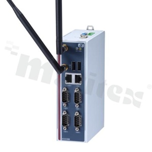 Industrial FanlessComputer;CE; FCC; EN60950; IP40; Intel Atom E3815 1.46GHz; RAM 4GB; 4xCOM-isolated; 2xCOM; 2xLAN-isolated; VGA; 2xUSB; MiniCard slot; SIMslot; 2xAntena; oper. temperature -20+70C; supply 12-24V DC