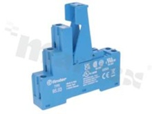 Socket 95 series; for relay 40.31, 40.51, 40.52, 40.61; 10A; screw terminal; 10A/250VAC; Mounting: DIN