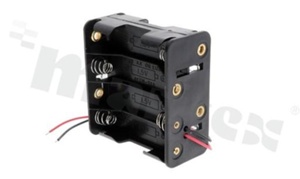 8xAA Battery holder; with 26AWG wire 15cm