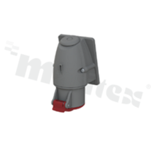 316RS6; Gniazdo panelowe; zasilające AC 3-fazowe; żeńskie; 16A; 415VAC; seria Easy&Safe